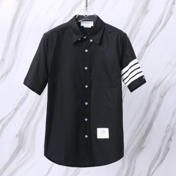 25新作 ネット限定 THOM BROWNE トムブラウン シャツ 0=S 1=M 2=L 3=XL 4=XXL