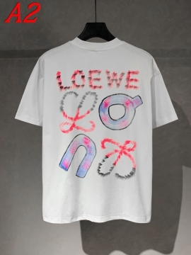 2025新作 LOEWEロエベ ラウンドネック 半袖Tシャツ   ファストファッション