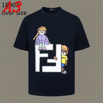 2025新作 FENDIフェンデイ ラウンドネック 半袖Tシャツ   オフィスカジュアル