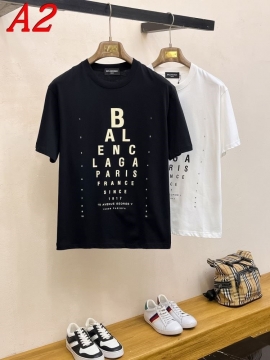  BALENCIAGAバレンシアガ 2025新作   ラウンドネック 半袖Tシャツ   ジェンダーレス