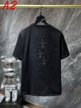  CHROME HEARTSクロムハーツ 2025新作 クルーネック 半袖Tシャツ ハイセンス