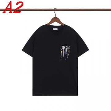 2025新作 DIORディオール クルーネック 半袖Tシャツ ノンフィクション