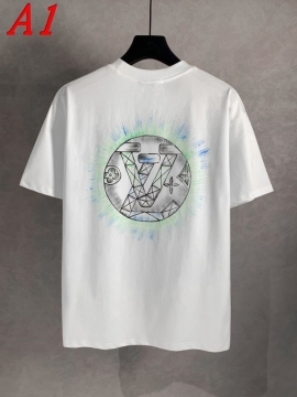  LOUIS VUITTONルイヴィトン 2025新作   ラウンドネック 半袖Tシャツ   リベラル
