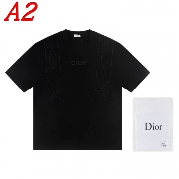  DIORディオール 2025新作   ラウンドネック 半袖Tシャツ   プレミアム