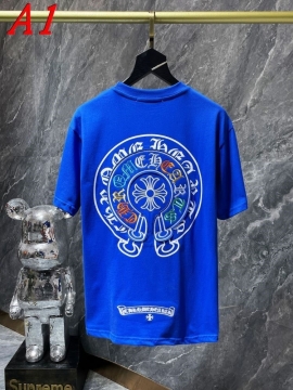 2025新作 CHROME HEARTSクロムハーツ クルーネック 半袖Tシャツ グローバルスタイル