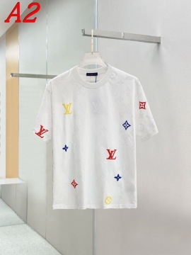  LOUIS VUITTONルイヴィトン 2025新作 クルーネック 半袖Tシャツ ミニマル