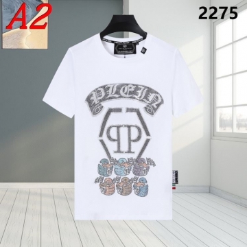  PHILIPP PLEINフィリッププレイン 2025新作   ラウンドネック 半袖Tシャツ   トレンドリーダー