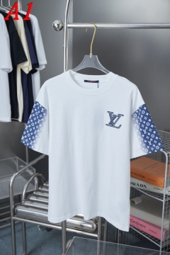  LOUIS VUITTONルイヴィトン 2025新作 クルーネック 半袖Tシャツ エレメント