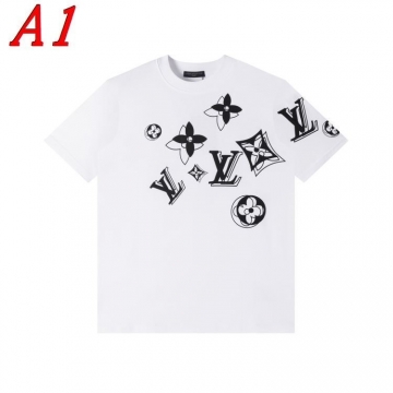  LOUIS VUITTONルイヴィトン 2025新作 クルーネック 半袖Tシャツ エスケープ
