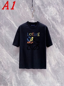 2025新作 LOEWEロエベ クルーネック 半袖Tシャツ グローバルスタイル