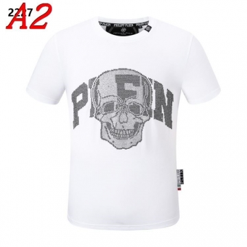 2025新作 PHILIPP PLEINフィリッププレイン ラウンドネック 半袖Tシャツ   アーバン