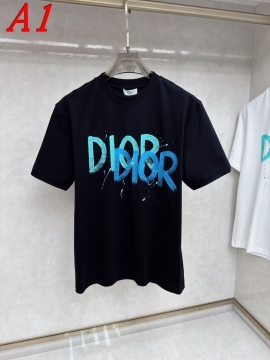 2025新作 DIORディオール ラウンドネック 半袖Tシャツ   グラフィック