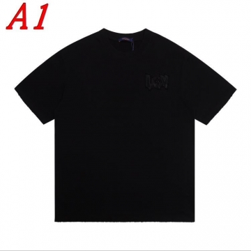  LOUIS VUITTONルイヴィトン 2025新作   ラウンドネック 半袖Tシャツ   クール