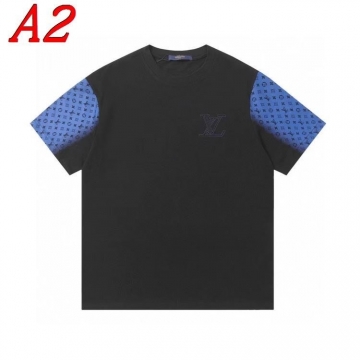  LOUIS VUITTONルイヴィトン 2025新作 クルーネック 半袖Tシャツ ナチュラル
