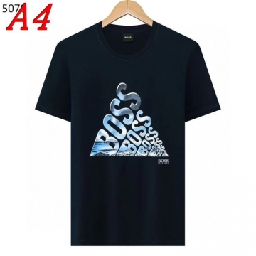 2025新作 HUGO BOSSヒューゴボス ラウンドネック 半袖Tシャツ   カジュアル