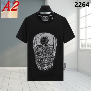 2025新作 PHILIPP PLEINフィリッププレイン クルーネック 半袖Tシャツ ディープ