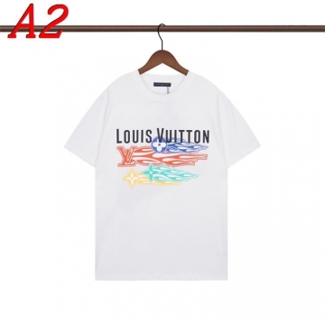  LOUIS VUITTONルイヴィトン 2025新作 クルーネック 半袖Tシャツ ノスタルジック