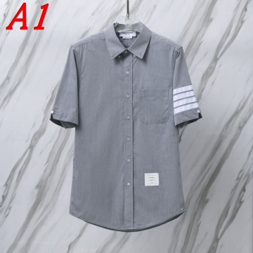 25新作 お買い得 THOM BROWNE トムブラウン シャツ 0=S 1=M 2=L 3=XL 4=XXL