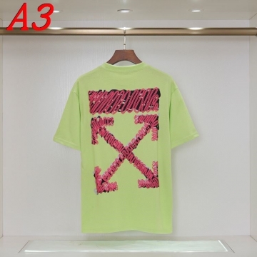 2025新作 OFF-WHITEオフホワイト ラウンドネック 半袖Tシャツ   ミニマル