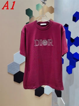  DIORディオール 2025新作   ラウンドネック 半袖Tシャツ   コスパ良