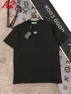 2025新作 PRADAプラダ クルーネック 半袖Tシャツ エココンシャス