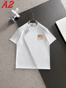 2025新作 LOEWEロエベ クルーネック 半袖Tシャツ ユーモア