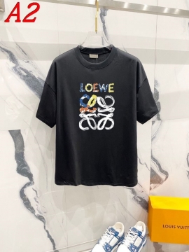  LOEWEロエベ 2025新作 クルーネック 半袖Tシャツ コラボモデル