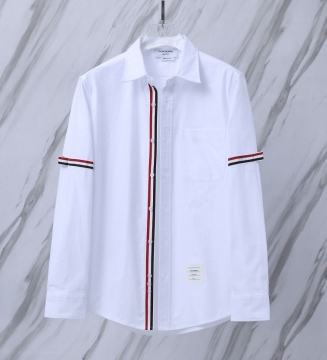 25新作 特別版 THOM BROWNE トムブラウン シャツ 0=S 1=M 2=L 3=XL 4=XXL