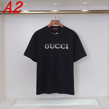 2025新作 GUCCIグッチ ラウンドネック 半袖Tシャツ   ストリート系