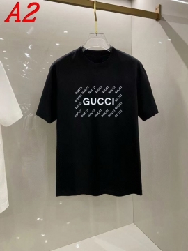 2025新作 GUCCIグッチ ラウンドネック 半袖Tシャツ   ノスタルジック