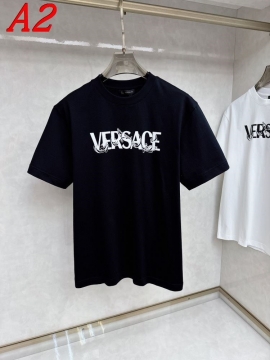 2025新作 VERSACEヴェルサーチ クルーネック 半袖Tシャツ カジュアル