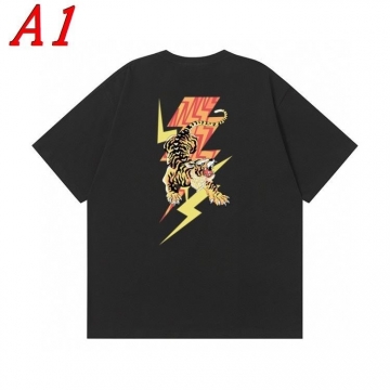 EVISUエヴィス 2025新作   ラウンドネック 半袖Tシャツ   エスケー...