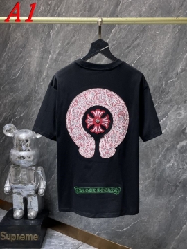  CHROME HEARTSクロムハーツ 2025新作   ラウンドネック 半袖Tシャツ   プレイフル