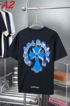  CHROME HEARTSクロムハーツ 2025新作   ラウンドネック 半袖Tシャツ   クール&カジュアル