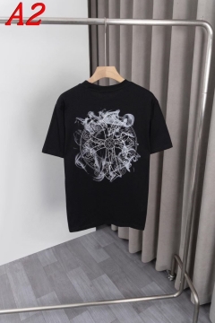 2025新作 CHROME HEARTSクロムハーツ ラウンドネック 半袖Tシャツ   エココンシャス