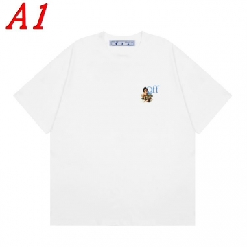  OFF-WHITEオフホワイト 2025新作 クルーネック 半袖Tシャツ ユーモア
