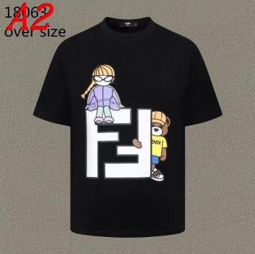 2025新作 FENDIフェンデイ ラウンドネック 半袖Tシャツ   オフィスカジュアル