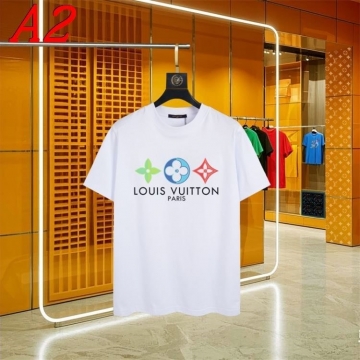2025新作 LOUIS VUITTONルイヴィトン ラウンドネック 半袖Tシャツ   エモーショナル