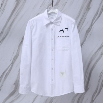 25新作 割引 THOM BROWNE トムブラウン シャツ 0=S 1=M 2=L 3=XL 4=XXL