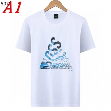 2025新作 HUGO BOSSヒューゴボス ラウンドネック 半袖Tシャツ   カジュアル