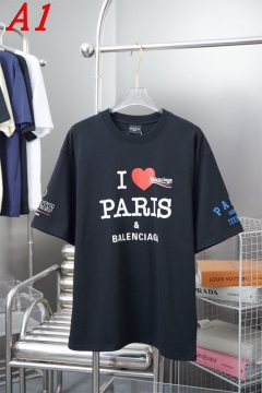 2025新作 BALENCIAGAバレンシアガ ラウンドネック 半袖Tシャツ   エモ