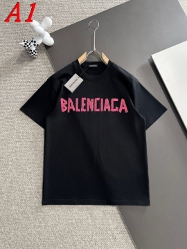  BALENCIAGAバレンシアガ 2025新作 クルーネック 半袖Tシャツ トレンドトップ