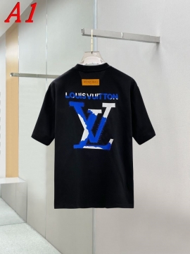  LOUIS VUITTONルイヴィトン 2025新作   ラウンドネック 半袖Tシャツ   カジュアル
