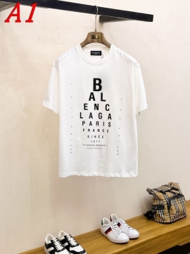  BALENCIAGAバレンシアガ 2025新作   ラウンドネック 半袖Tシャツ   ジェンダーレス