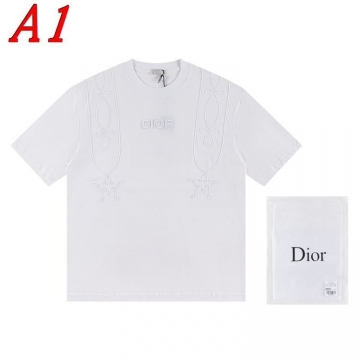  DIORディオール 2025新作   ラウンドネック 半袖Tシャツ   プレミアム