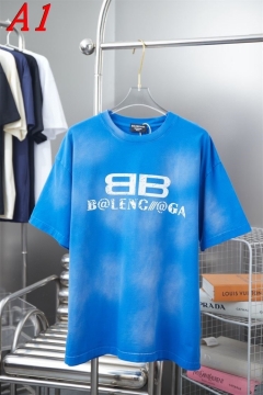 2025新作 BALENCIAGAバレンシアガ ラウンドネック 半袖Tシャツ   ナイト用
