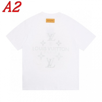  LOUIS VUITTONルイヴィトン 2025新作   ラウンドネック 半袖Tシャツ   ノスタルジック