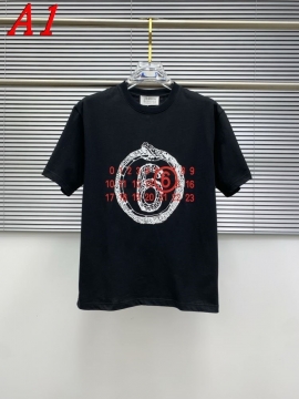  Maison Margielaメゾン マルジェラ 2025新作   ラウンドネック 半袖Tシャツ   フューチャリスティック
