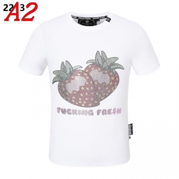 2025新作 PHILIPP PLEINフィリッププレイン ラウンドネック 半袖Tシャツ   クール