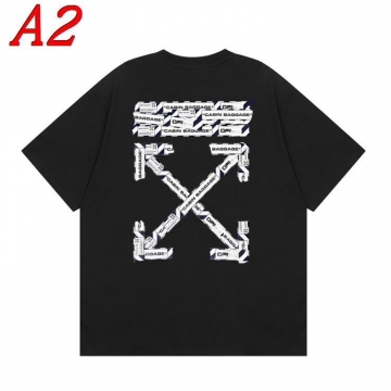  OFF-WHITEオフホワイト 2025新作   ラウンドネック 半袖Tシャツ   リラックス